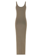 Entire Studios Beige Cotton Midi Dress