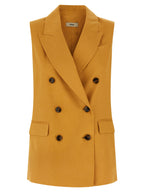 Herno Bicolor Linen Sleeveless Jacket
