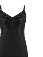 Elisabetta Franchi Black Polyester Long Dress
