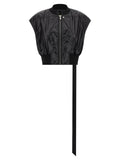 DRKSHDW Black Nylon Sleeveless Jacket