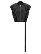 DRKSHDW Black Nylon Sleeveless Jacket