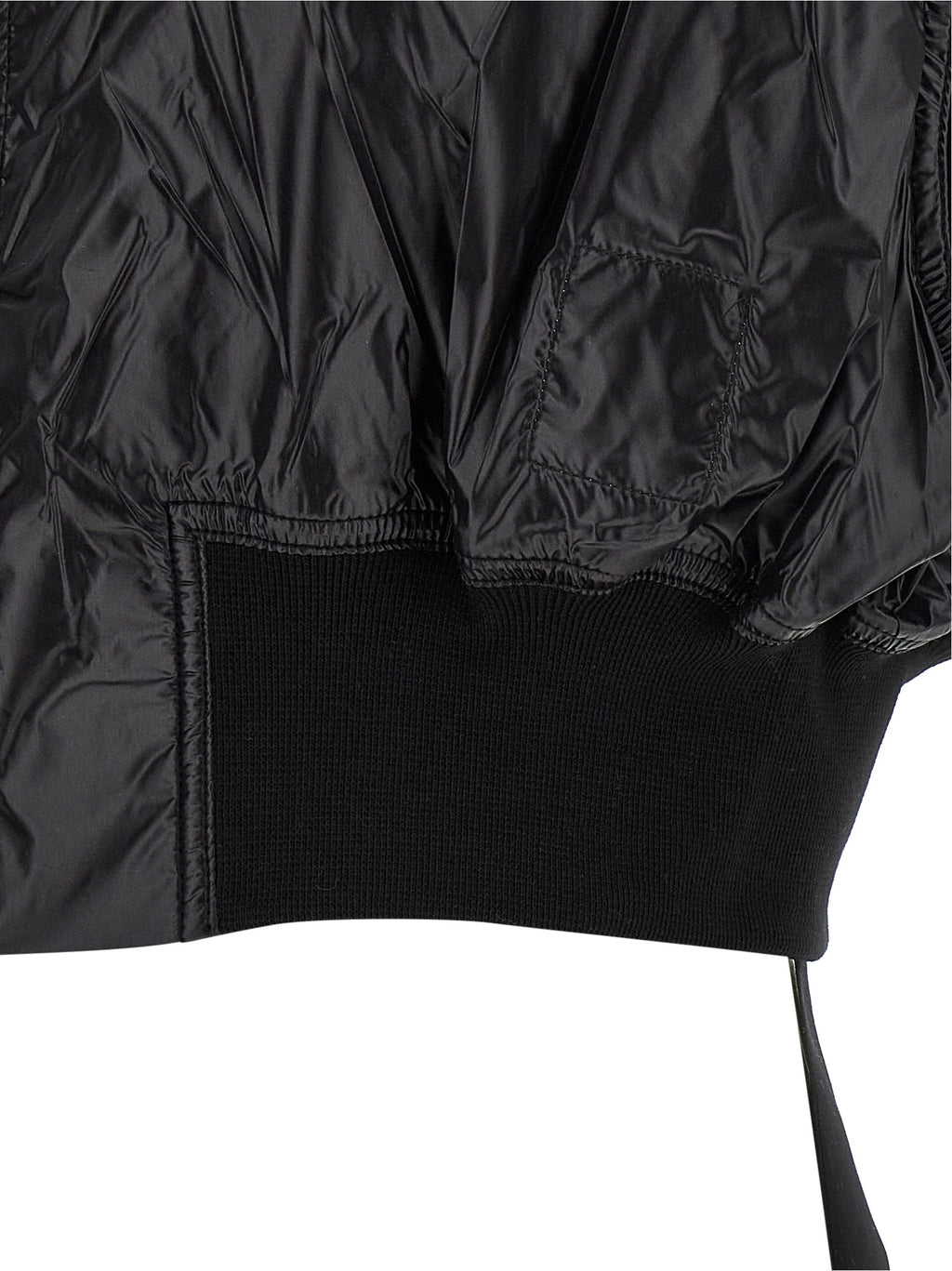 DRKSHDW Black Nylon Sleeveless Jacket