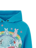 Kenzo Blue Cotton Hoodie