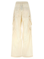 DRKSHDW Beige Nylon Cargo Pants
