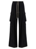 DRKSHDW Black Cotton Cargo Pants