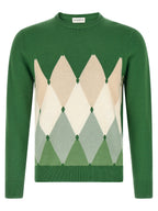 Ballantyne Bicolor Cotton Cardigan