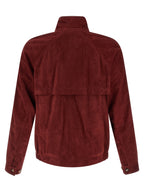 Brunello Cucinelli Multicolor Lamb Leather Leather Jacket