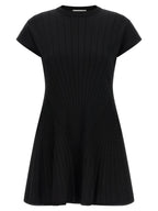 Sportmax Black Viscose Short Dress