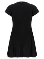 Sportmax Black Viscose Short Dress