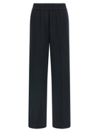 Peserico Blue Cotton Casual Pants