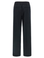 Peserico Blue Cotton Casual Pants