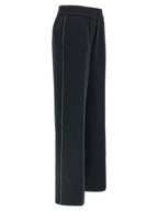 Peserico Blue Cotton Casual Pants