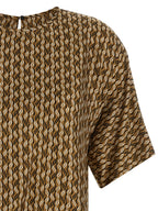 Max Mara Brown Silk Blouse