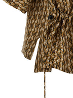 Max Mara Brown Silk Blouse