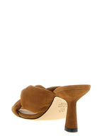 Stuart Weitzman Brown Polyethylene Stiletto Heel Sandals