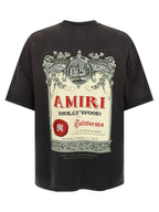Amiri Black Cotton T-Shirt