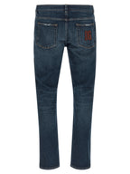 Blue Cotton Jeans Denim