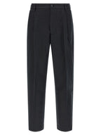 Department 5 Black Cotton Casual Pants