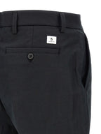 Department 5 Black Cotton Casual Pants