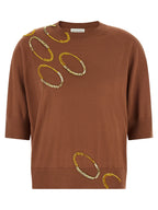 Dries Van Noten Brown Merino Wool Cardigan