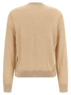 Fabiana Filippi Brown Virgin Wool Cardigan