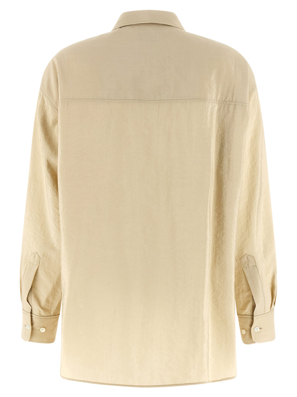Beige Silk Blouse