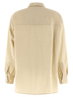 Beige Silk Blouse