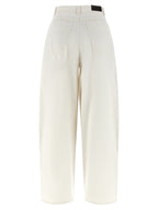 Lemaire White Cotton Jeans Denim