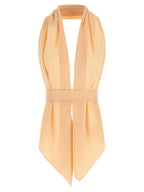 Alberta Ferretti Multicolor Viscose Sleeveles T-Shirt