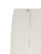 PINKO White Linen Casual Pants
