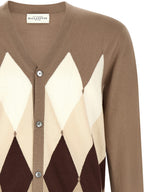 Ballantyne Brown Cotton Cardigan