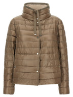 Herno Brown Polyamide Full-Length Jacket