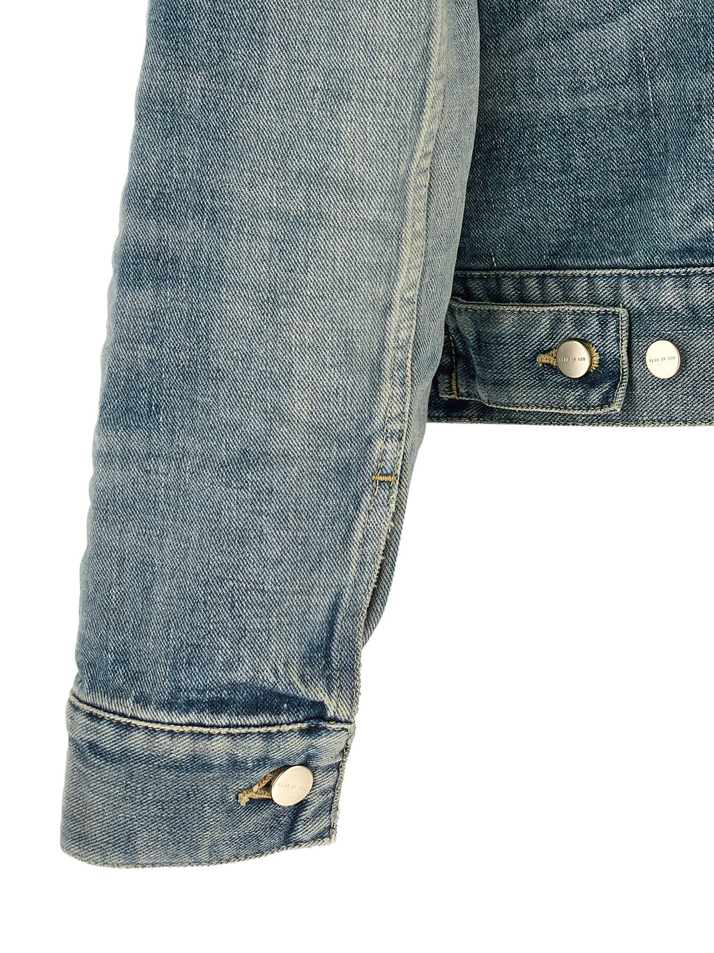 Blaue Jeansjacke aus Baumwolle