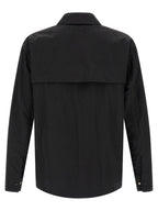 LAMINAR Black Polyamide Full-Length Jacket