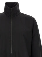 Black Virgin Wool Sweatshirt