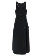 Alexander McQueen Black Cotton Long Dress