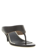 Magda Butrym Brown Leather Stiletto Heel Sandals