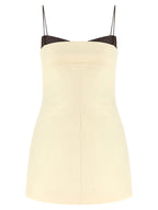 Entire Studios Beige Cotton Short Dress