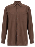 CELLAR DOOR Brown Cotton Blouse