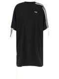 Y-3 Black Polyester Short Dress