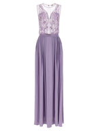 Elisabetta Franchi Purple Viscose Long Dress