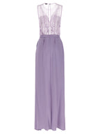 Elisabetta Franchi Purple Viscose Long Dress