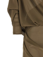 Entire Studios Bicolor Polyester Long Dress