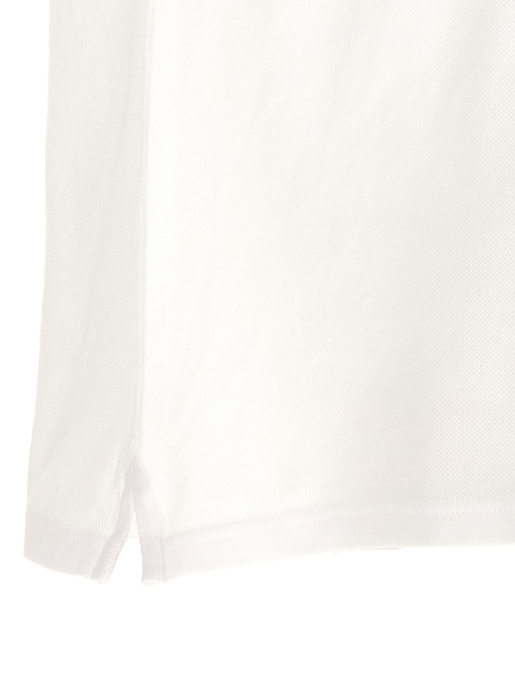 White Cotton Polo Shirt