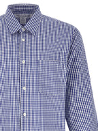 Comme Des Garçons Blue Cotton Blouse