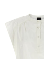 PINKO White Cotton Blouse