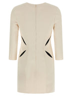 Elisabetta Franchi Bicolor Polyester Short Dress