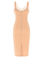 Elisabetta Franchi Multicolor Polyamide Midi Dress