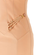 Elisabetta Franchi Multicolor Polyamide Midi Dress