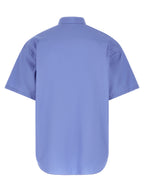 Comme Des Garçons Blue Cotton Blouse